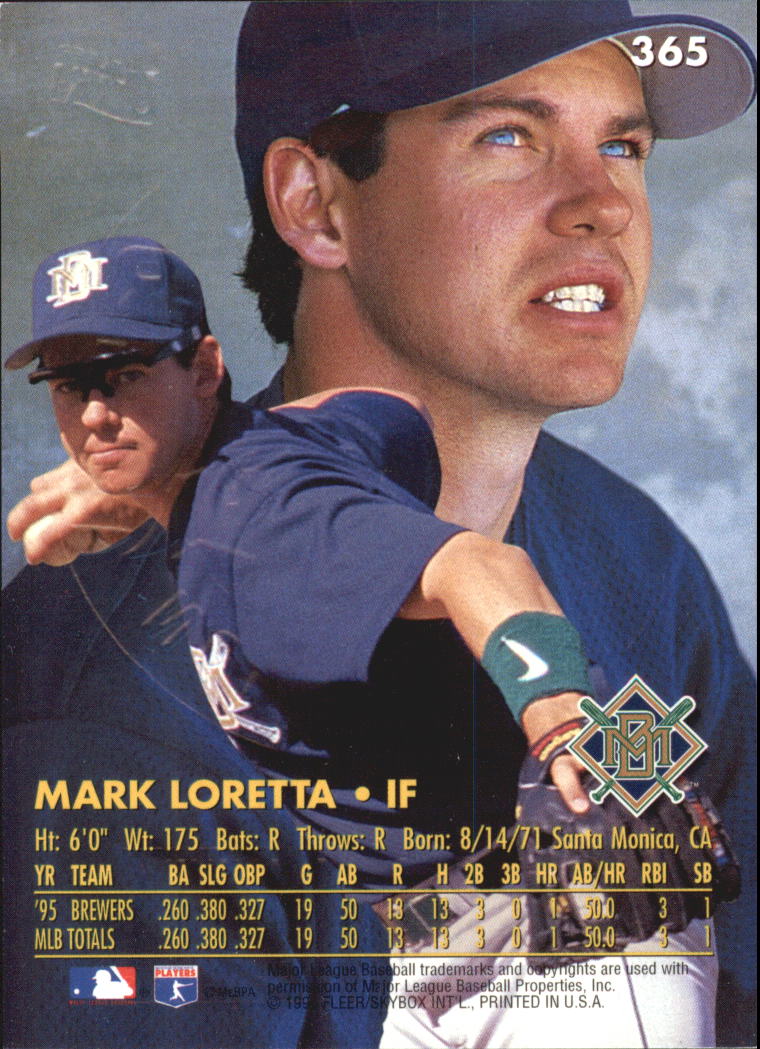 1996 Ultra (Fleer) Baseball "Gold Medallion" Parallel Cards - Picture 235 of 347