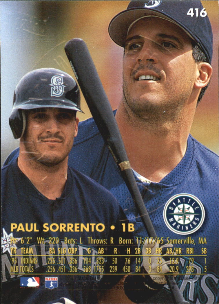 1996 Ultra (Fleer) Baseball "Gold Medallion" Parallel Cards - Picture 257 of 347