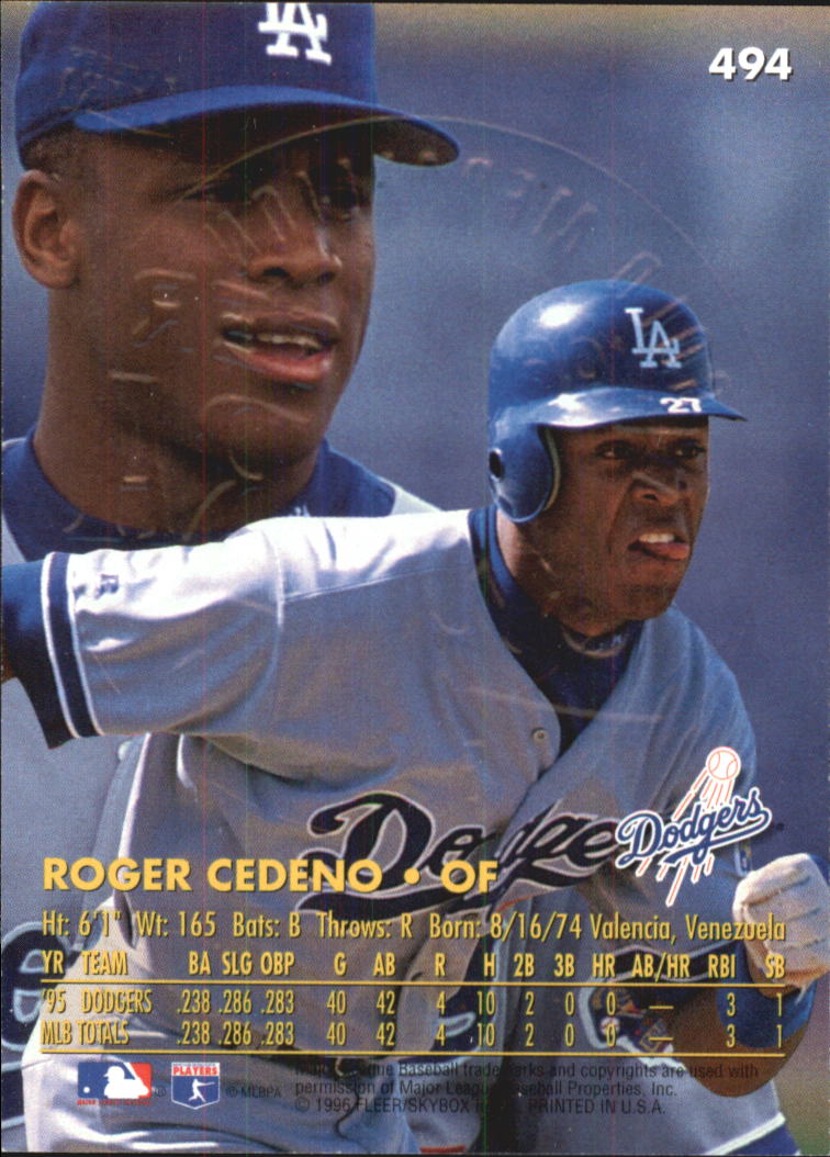 1996 Ultra (Fleer) Baseball "Gold Medallion" Parallel Cards - Picture 291 of 347