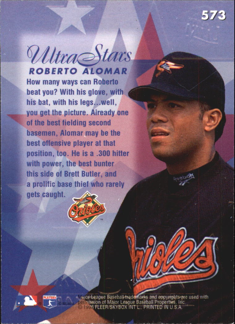 1996 Ultra (Fleer) Baseball "Gold Medallion" Parallel Cards - Picture 329 of 347