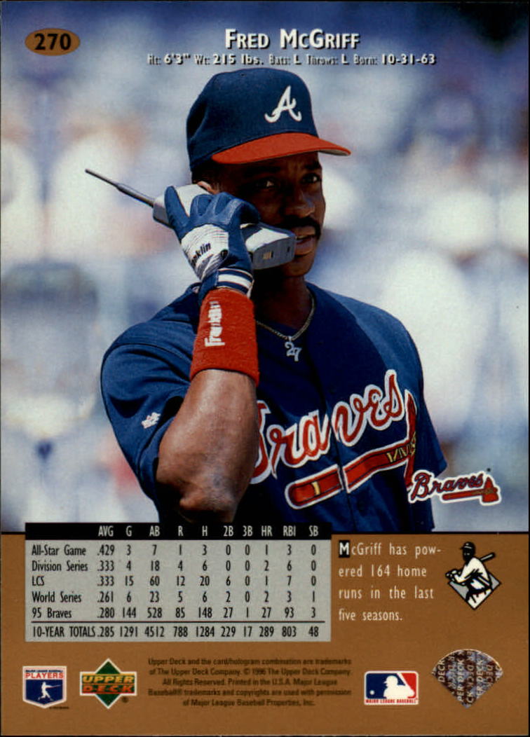 1996 Upper Deck Baseball Card Pick 251-499 - Picture 39 of 465