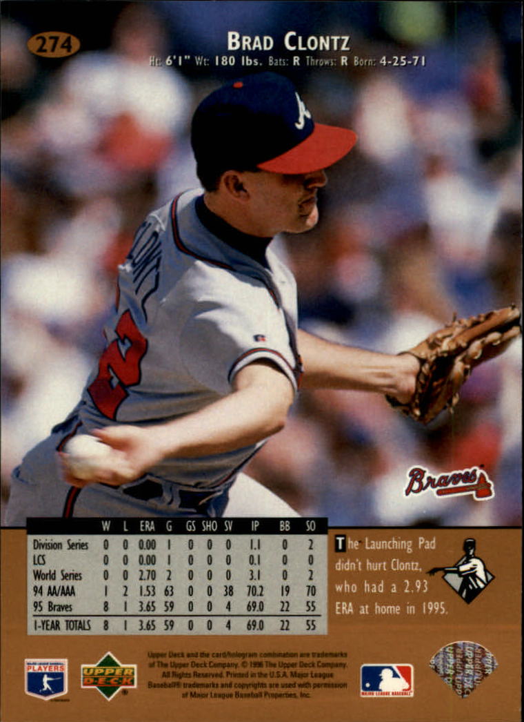 1996 Upper Deck Baseball Card Pick 251-499 - Picture 47 of 465