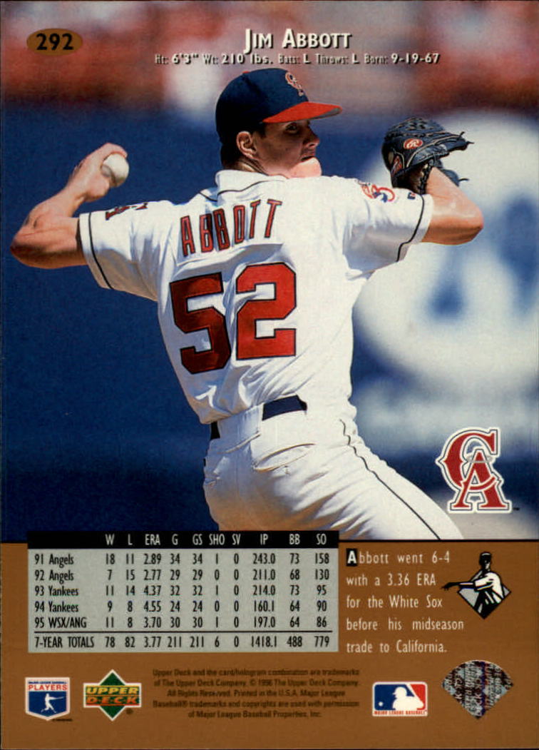 1996 Upper Deck Baseball Card Pick 251-499 - Picture 83 of 465
