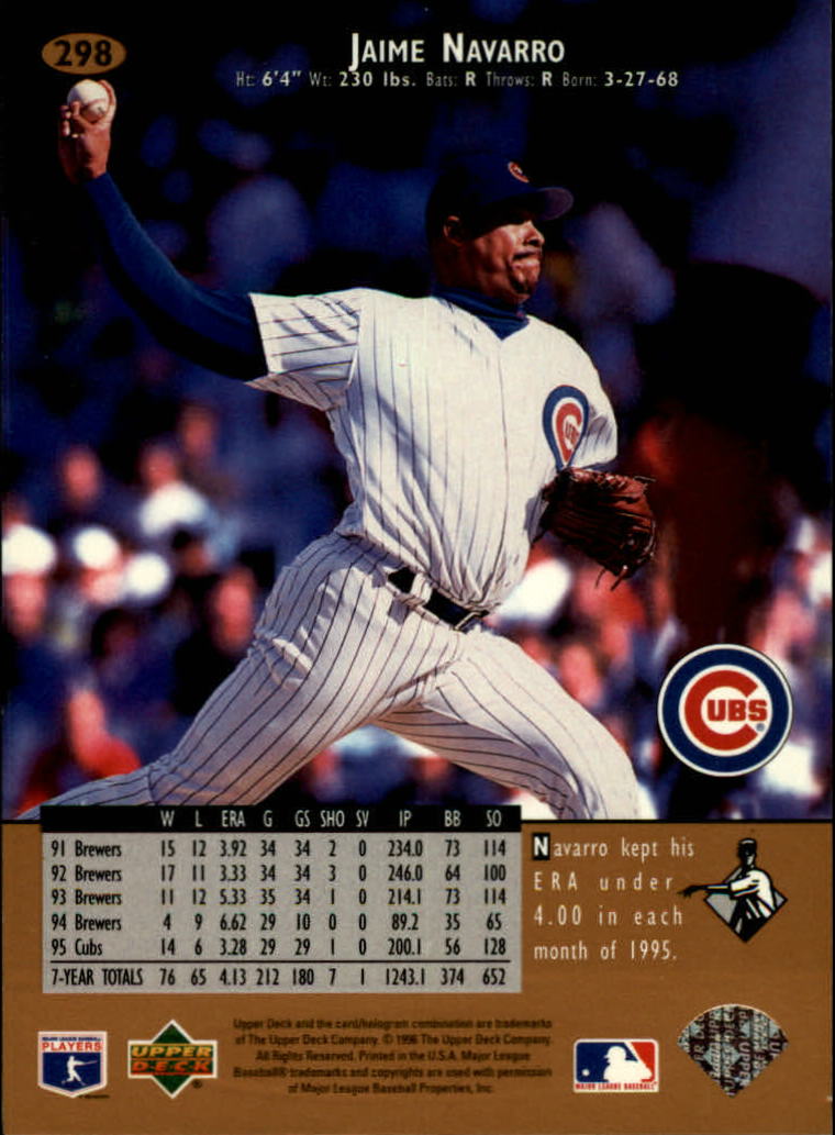 1996 Upper Deck Baseball Card Pick 251-499 - Picture 95 of 465