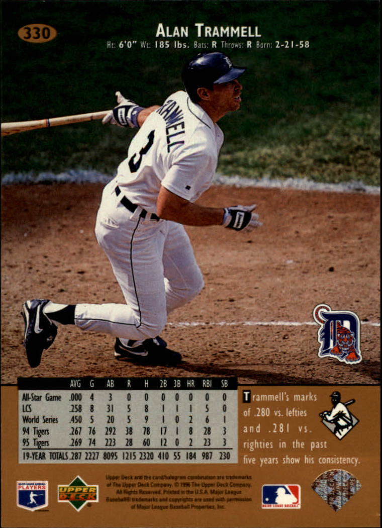 1996 Upper Deck Baseball Card Pick 251-499 - Picture 159 of 465