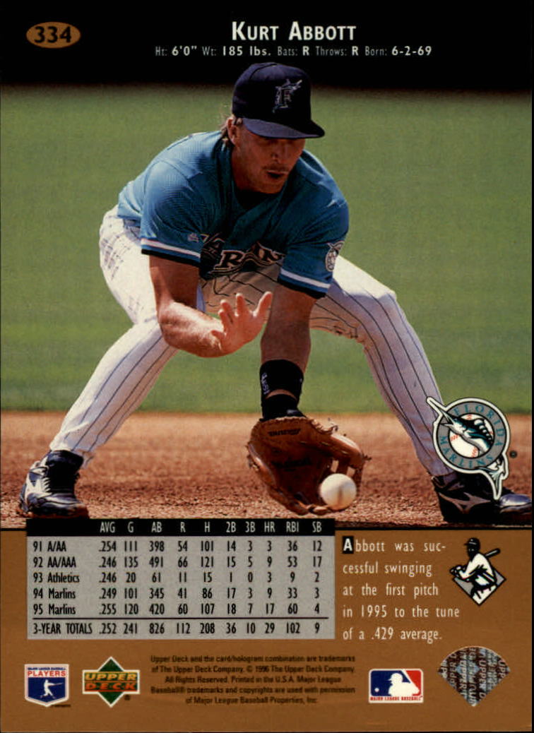 1996 Upper Deck Baseball Card Pick 251-499 - Picture 167 of 465