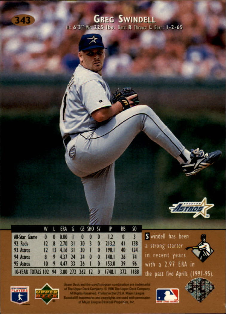 1996 Upper Deck Baseball Card Pick 251-499 - Picture 185 of 465