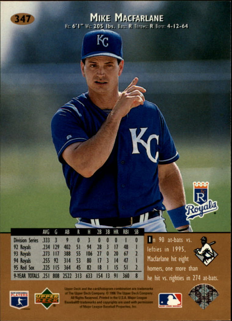 1996 Upper Deck Baseball Card Pick 251-499 - Picture 193 of 465