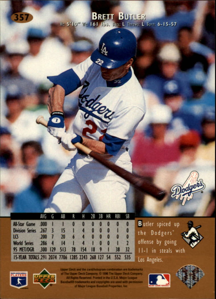 1996 Upper Deck Baseball Card Pick 251-499 - Picture 213 of 465