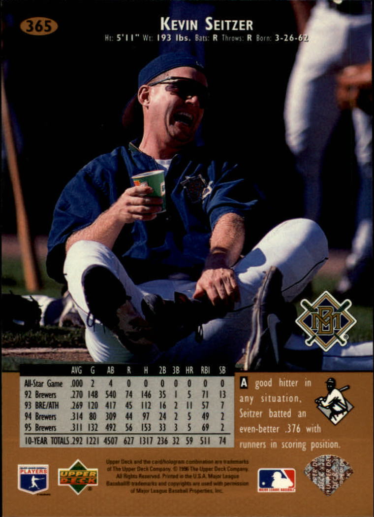 1996 Upper Deck Baseball Card Pick 251-499 - Picture 229 of 465