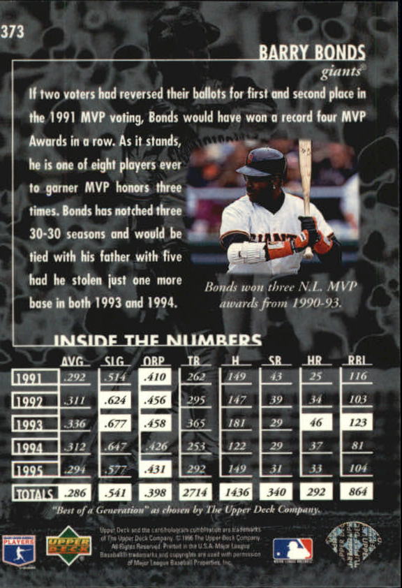 1996 Upper Deck Baseball Card Pick 251-499 - Picture 245 of 465