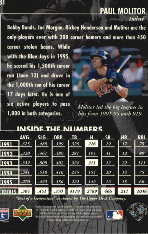 1996 Upper Deck Baseball Card Pick 251-499 - Picture 261 of 465