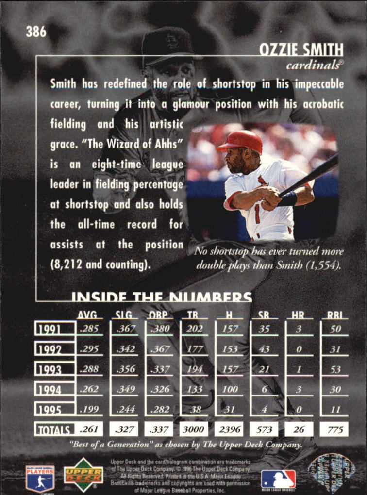 1996 Upper Deck Baseball Card Pick 251-499 - Picture 271 of 465
