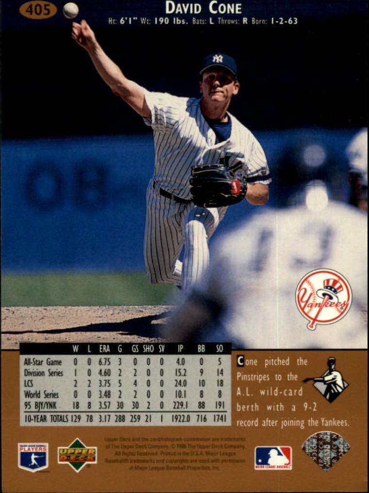 1996 Upper Deck Baseball Card Pick 251-499 - Picture 307 of 465
