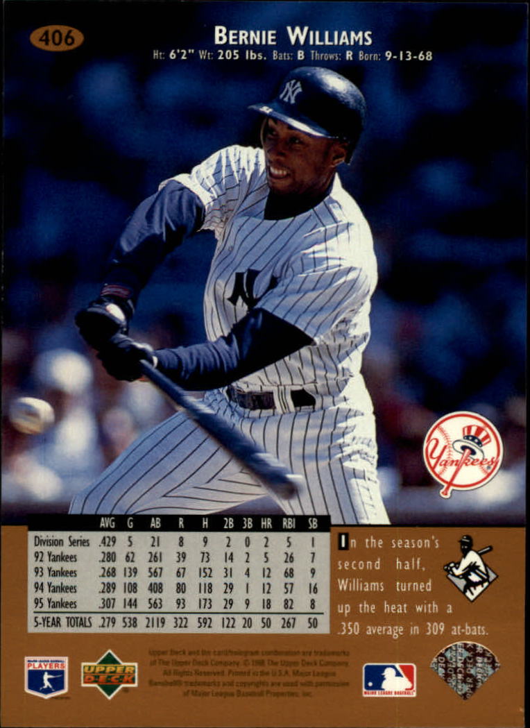 1996 Upper Deck Baseball Card Pick 251-499 - Picture 309 of 465
