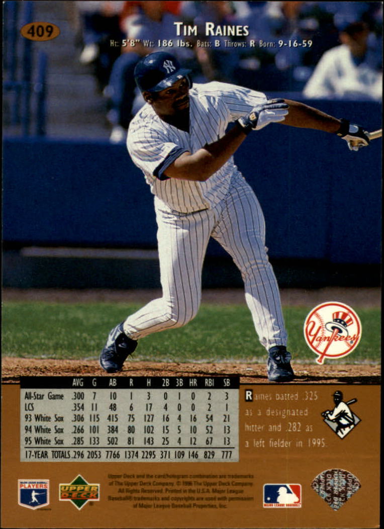 1996 Upper Deck Baseball Card Pick 251-499 - Picture 315 of 465