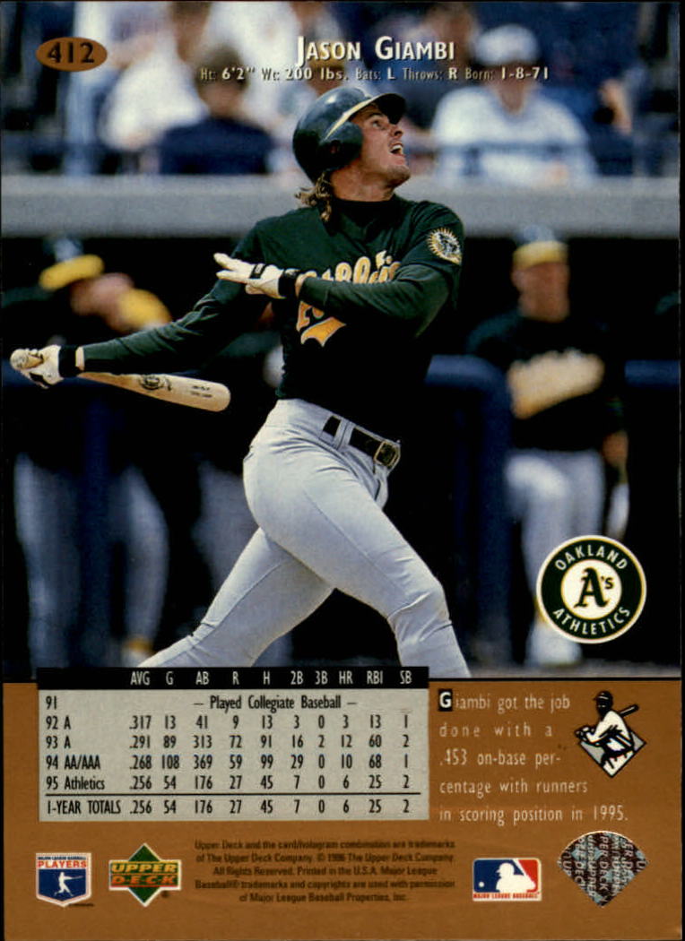 1996 Upper Deck Baseball Card Pick 251-499 - Picture 321 of 465