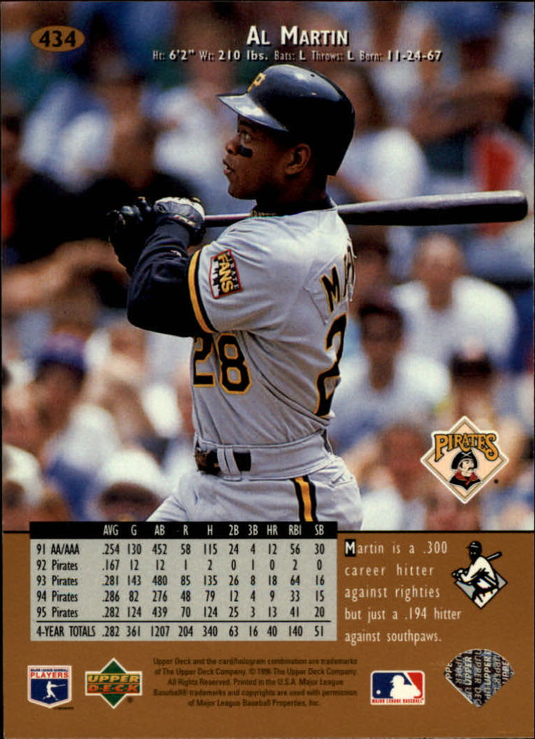 1996 Upper Deck Baseball Card Pick 251-499 - Picture 365 of 465