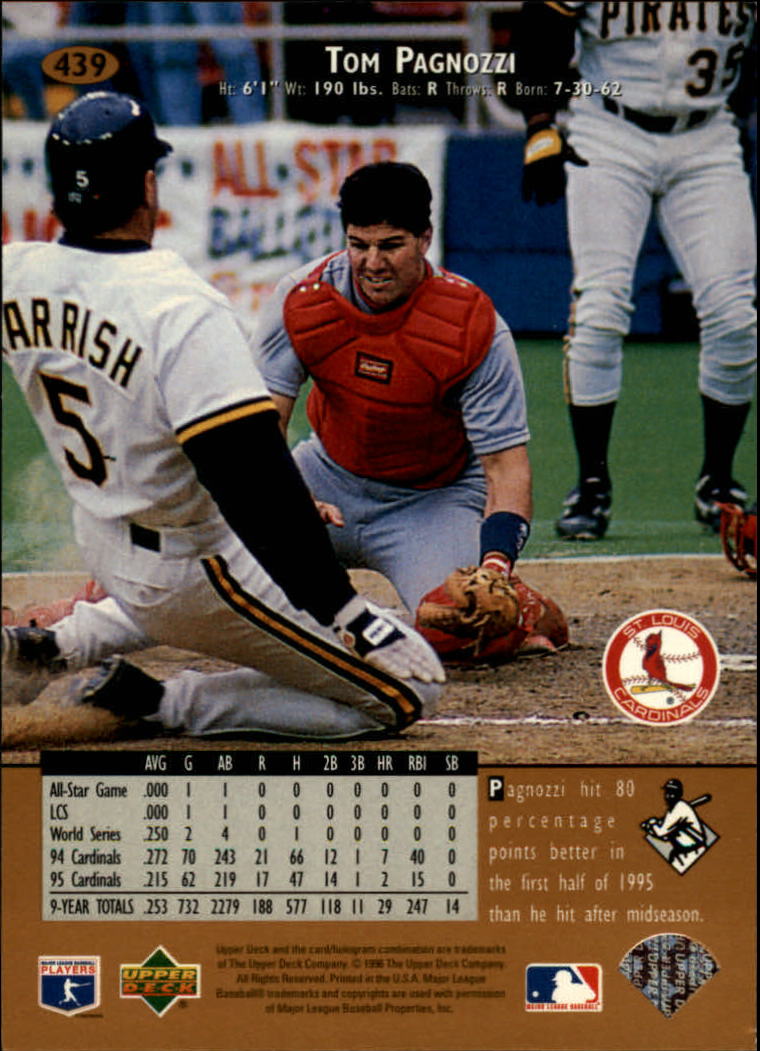 1996 Upper Deck Baseball Card Pick 251-499 - Picture 375 of 465