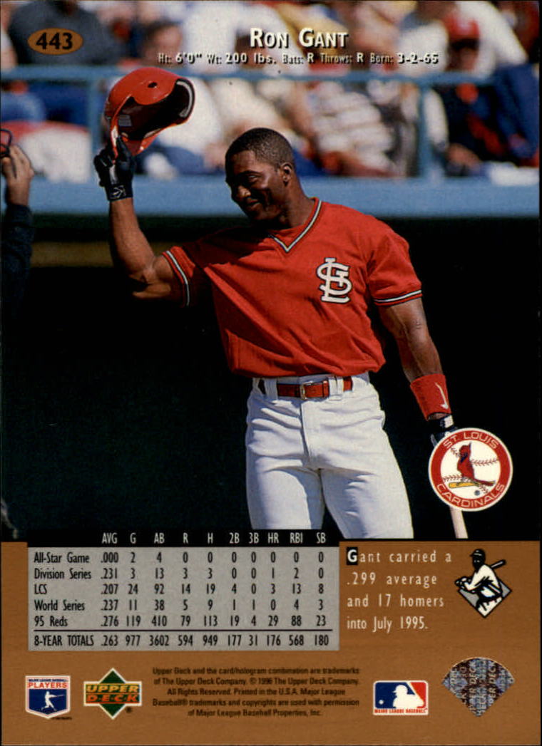 1996 Upper Deck Baseball Card Pick 251-499 - Picture 383 of 465