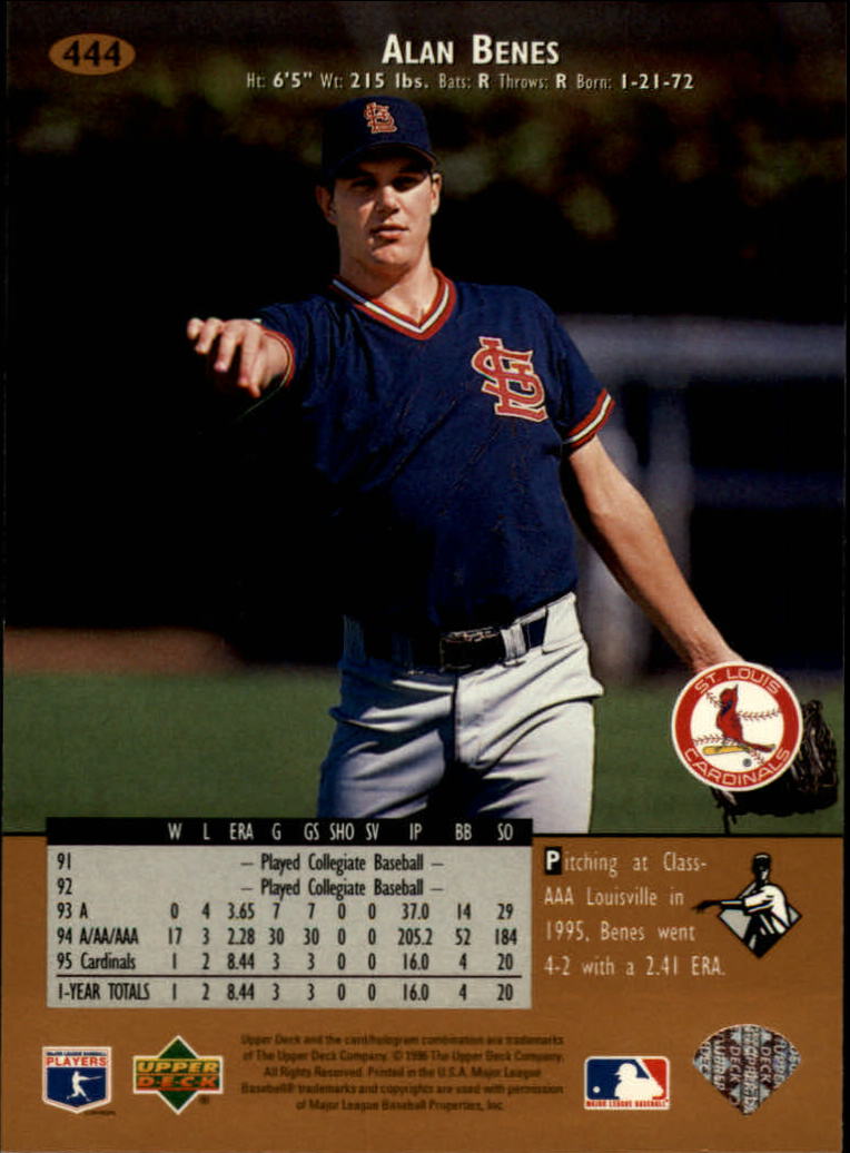 1996 Upper Deck Baseball Card Pick 251-499 - Picture 385 of 465