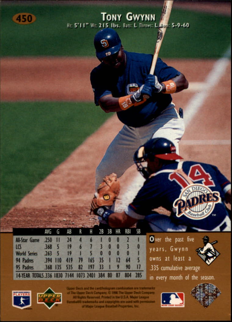 1996 Upper Deck Baseball Card Pick 251-499 - Picture 397 of 465