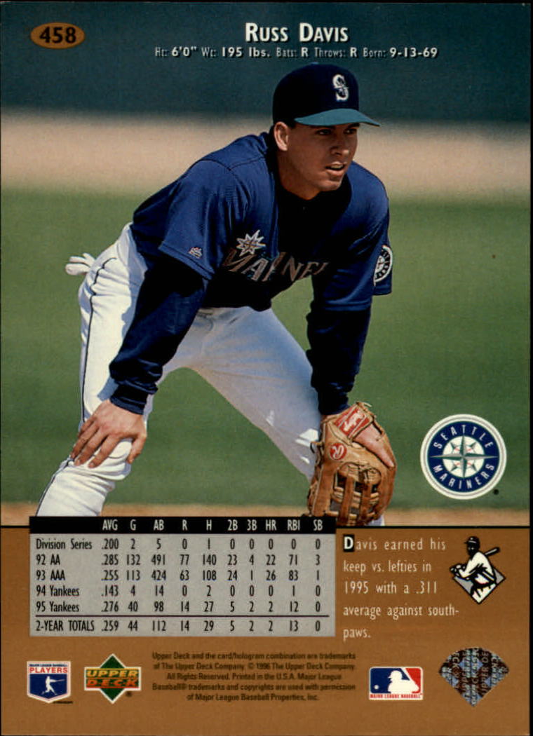 1996 Upper Deck Baseball Card Pick 251-499 - Picture 413 of 465