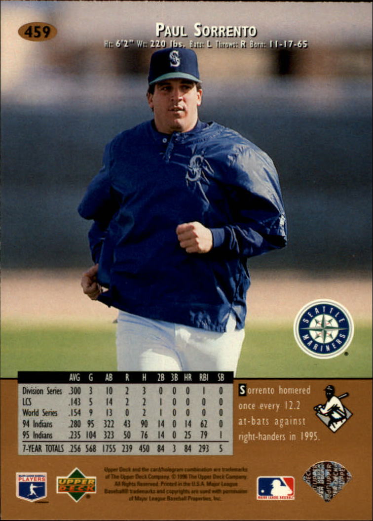 1996 Upper Deck Baseball Card Pick 251-499 - Picture 415 of 465