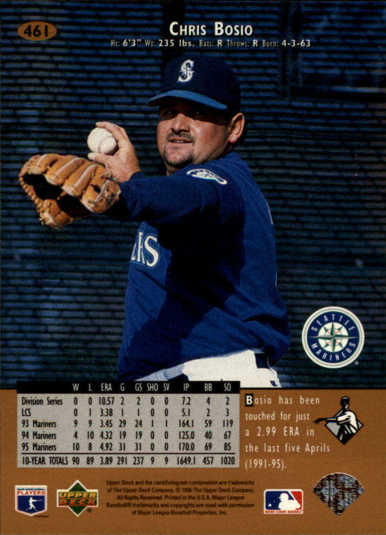 1996 Upper Deck Baseball Card Pick 251-499 - Picture 419 of 465