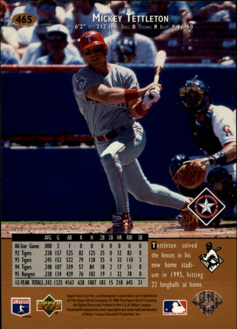 1996 Upper Deck Baseball Card Pick 251-499 - Picture 427 of 465