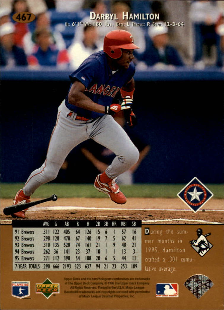 1996 Upper Deck Baseball Card Pick 251-499 - Picture 431 of 465