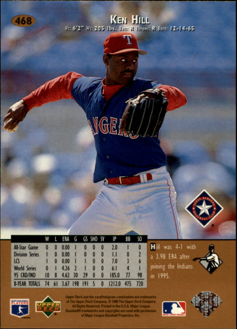 1996 Upper Deck Baseball Card Pick 251-499 - Picture 433 of 465