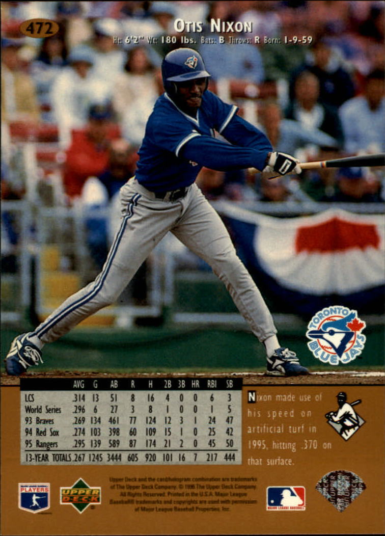 1996 Upper Deck Baseball Card Pick 251-499 - Picture 441 of 465