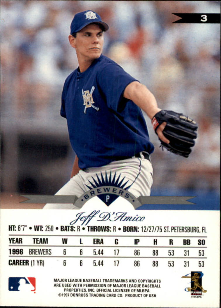 1997 Leaf Baseball "Main Set" Cards #1 to #200 - Picture 7 of 399