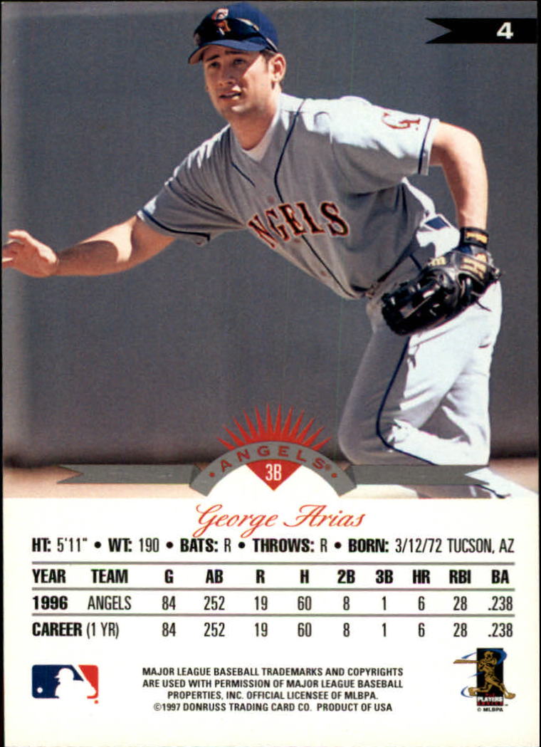 1997 Leaf Baseball "Main Set" Cards #1 to #200 - Picture 9 of 399