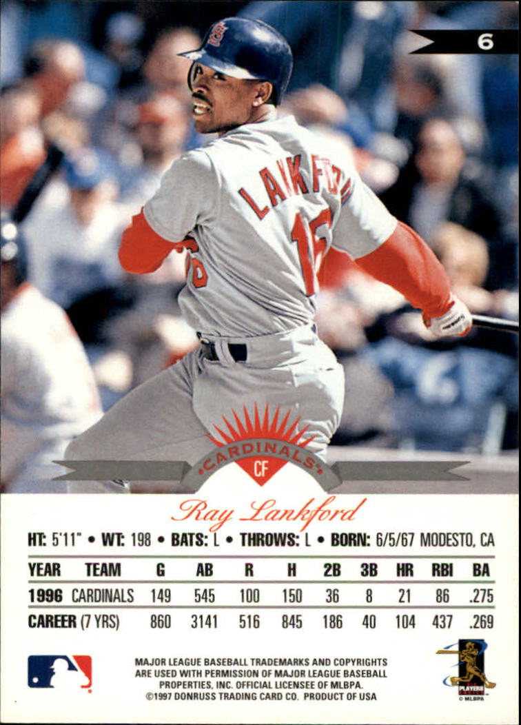 1997 Leaf Baseball "Main Set" Cards #1 to #200 - Picture 13 of 399