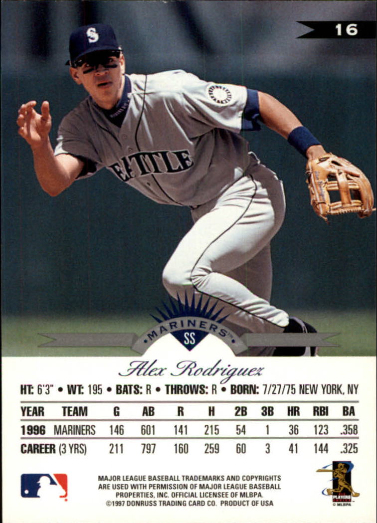 1997 Leaf Baseball "Main Set" Cards #1 to #200 - Picture 33 of 399