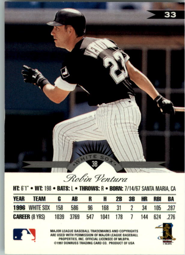 1997 Leaf Baseball "Main Set" Cards #1 to #200 - Picture 67 of 399