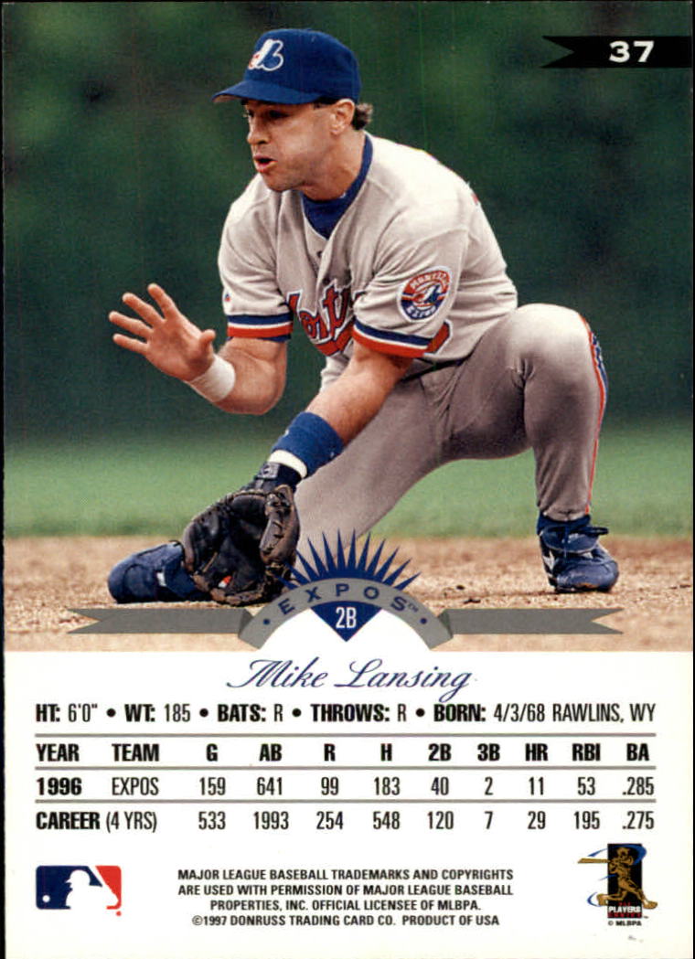 1997 Leaf Baseball "Main Set" Cards #1 to #200 - Picture 75 of 399