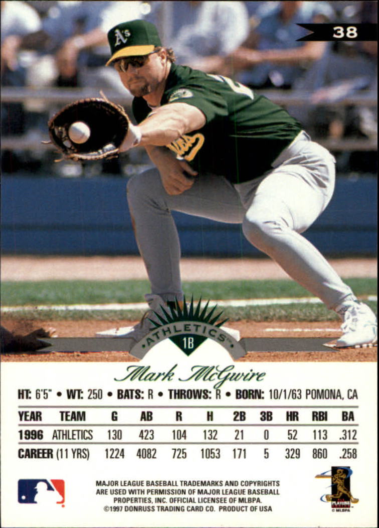 1997 Leaf Baseball "Main Set" Cards #1 to #200 - Picture 77 of 399