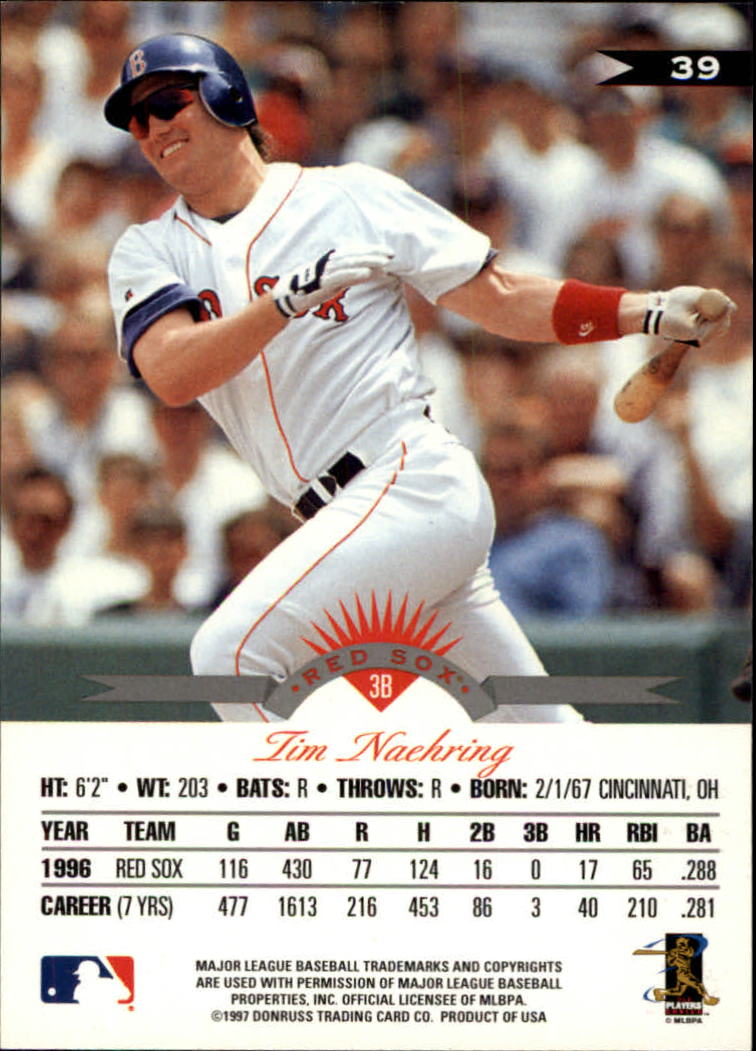1997 Leaf Baseball "Main Set" Cards #1 to #200 - Picture 79 of 399