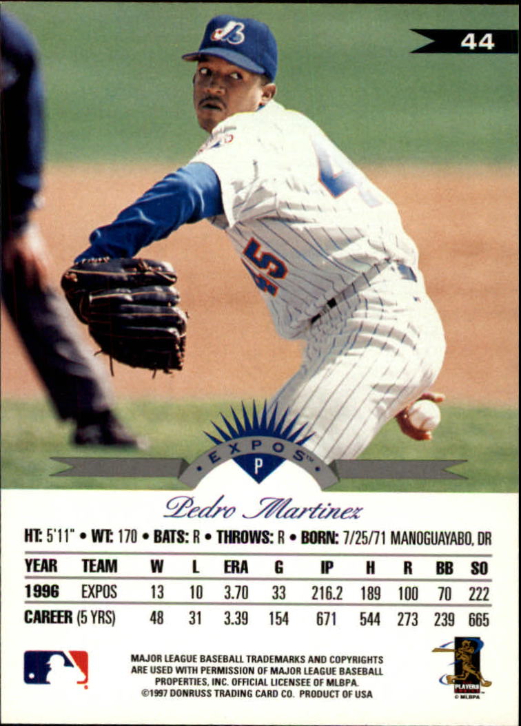 1997 Leaf Baseball "Main Set" Cards #1 to #200 - Picture 89 of 399
