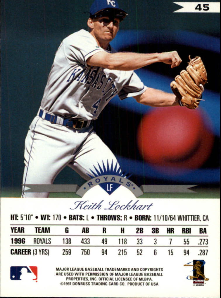 1997 Leaf Baseball "Main Set" Cards #1 to #200 - Picture 91 of 399
