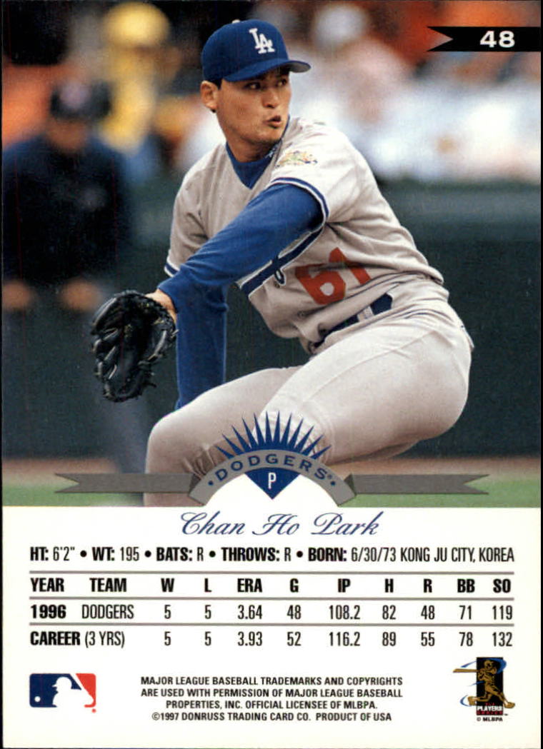 1997 Leaf Baseball "Main Set" Cards #1 to #200 - Picture 97 of 399