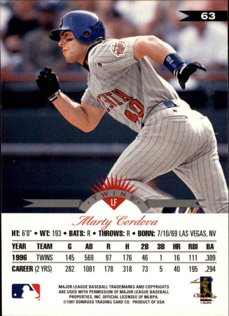 1997 Leaf Baseball "Main Set" Cards #1 to #200 - Picture 127 of 399