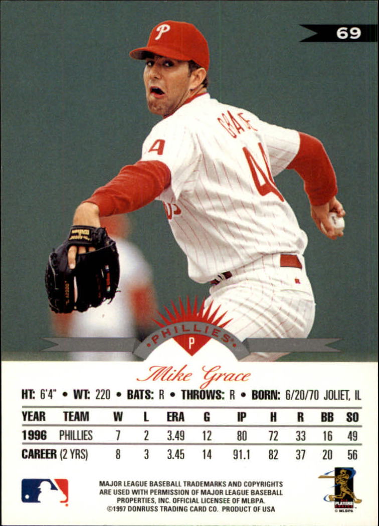 1997 Leaf Baseball "Main Set" Cards #1 to #200 - Picture 139 of 399