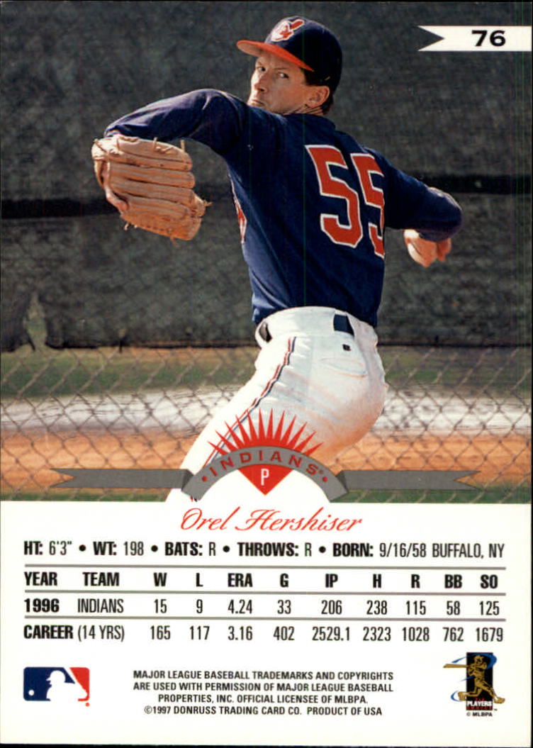1997 Leaf Baseball "Main Set" Cards #1 to #200 - Picture 153 of 399