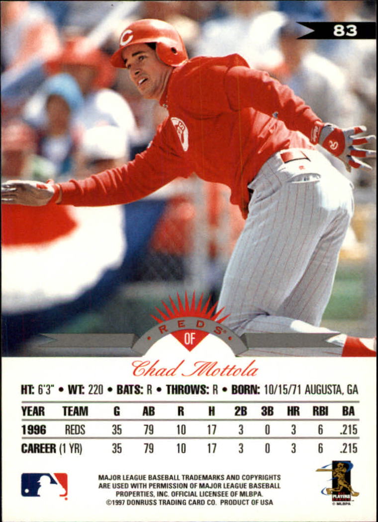 1997 Leaf Baseball "Main Set" Cards #1 to #200 - Picture 167 of 399