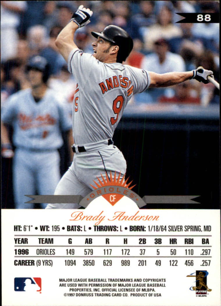 1997 Leaf Baseball "Main Set" Cards #1 to #200 - Picture 177 of 399