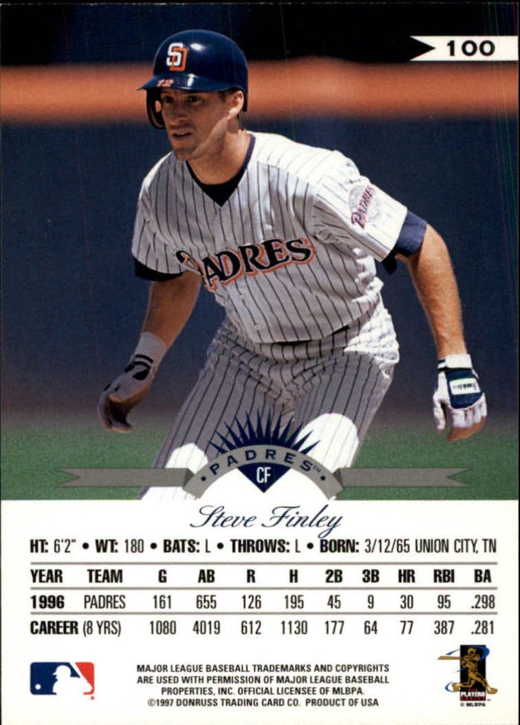 1997 Leaf Baseball "Main Set" Cards #1 to #200 - Picture 201 of 399